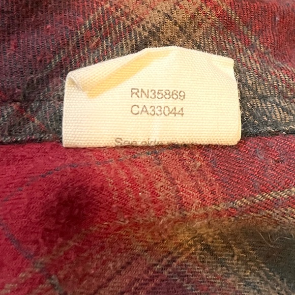 Stetson - Men’s XXL - Red & Blue Flannel Style - Pearl Snap Western Shirt - - Picture 10 of 14